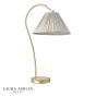 Laura Ashley Willowbrook Table Lamp Matt Antique Brass With Shade