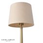 Laura Ashley Sullivan Table Lamp Matt Champagne With Shade