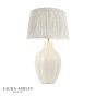 Laura Ashley Scallop Table Lamp Cream Ceramic and Matt Antique Brass Base Only
