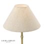 Laura Ashley Ludchurch Table Lamp Matt Antique Brass With Shade