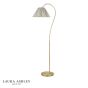 Laura Ashley Willowbrook Floor Lamp Matt Antique Brass With Shade