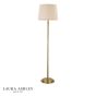 Laura Ashley Sullivan Floor Lamp Matt Champagne With Shade