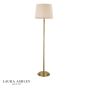 Laura Ashley Sullivan Floor Lamp Matt Champagne With Shade