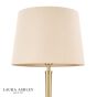 Laura Ashley Sullivan Floor Lamp Matt Champagne With Shade