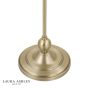 Laura Ashley Ludchurch Floor Lamp Matt Antique Brass With Shade