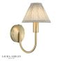 Laura Ashley Willowbrook Wall Light Matt Antique Brass With Shade