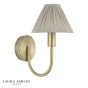Laura Ashley Willowbrook Wall Light Matt Antique Brass With Shade