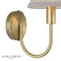 Laura Ashley Willowbrook Wall Light Matt Antique Brass With Shade