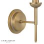 Laura Ashley Sullivan Wall Light Matt Champagne With Shade