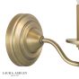 Laura Ashley Ludchurch Wall Light Matt Antique Brass Bracket Only