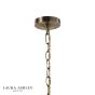 Laura Ashley Buckenham Pendant Rattan and Antique Brass