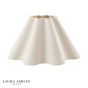 Laura Ashley Wavy Cream Cotton Scalloped Shade 41cm/16 Inch