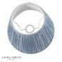 Laura Ashley Wrighton Blue Cotton Tapered Drum Shade 30cm/12 Inch