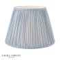 Laura Ashley Wrighton Blue Cotton Tapered Drum Shade 40cm/16 Inch