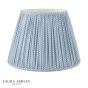 Laura Ashley Wrighton Blue Cotton Tapered Drum Shade 40cm/16 Inch