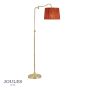 Joules Petworth Floor Lamp Matt Antique Brass With Shade
