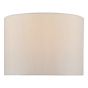Lazio Grey Faux Silk Drum Shade 30cm
