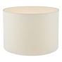 Leandra White Linen Drum Shade 31cm