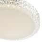 Liana Flush Clear Faceted Plastic LED
