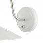 Liden Wall Light White and Polished Chrome