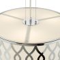 Locryn 4 Light Pendant Polished Chrome and Ivory
