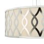Locryn 4 Light Pendant Polished Chrome and Ivory