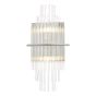 Lukas 2 Light Wall Light Polished Chrome Glass