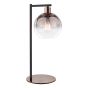 Lycia Table Lamp Satin Bronze and Bronze Ombre Glass