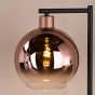 Lycia Table Lamp Satin Bronze and Bronze Ombre Glass