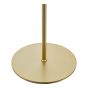 Lycia 3 Light Floor Lamp Satin Gold and Gold Ombre Glass