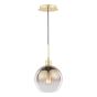Lycia Pendant Satin Gold and Gold Ombre Glass
