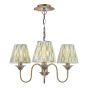 Lydian 3 Light Pendant Antique Bronze With Shade