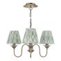 Lydian 3 Light Pendant Antique Bronze With Shade