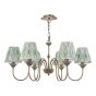 Lydian 6 Light Pendant Antique Bronze With Shade