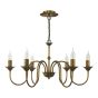 Lydian 6 Light Pendant Antique Bronze Fitting Only