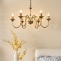 Lydian 6 Light Pendant Antique Bronze Fitting Only