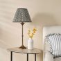Lydian Table Lamp Antique Bronze With Shade