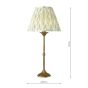 Lydian Table Lamp Antique Bronze With Shade