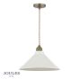 Joules Lynton Pendant Satin Bronze and Cream Ceramic