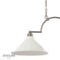 Joules Lynton 2 Light Pendant Satin Bronze and Cream Ceramic