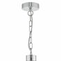 Lyon 5lt Pendant Polished Chrome & Crystal