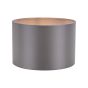 Lyris Grey Cotton Drum Shade 30cm