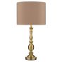 Madrid Table Lamp Antique Brass With Shade