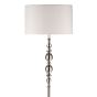 Madrid Floor Lamp Satin Chrome With Shade