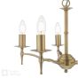 Marble Hill 5 Light Armed Pendant Aged Brass Fitting Only