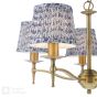 Marble Hill 5 Light Armed Pendant Aged Brass With Shade