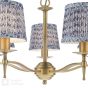 Marble Hill 5 Light Armed Pendant Aged Brass With Shade