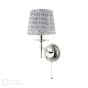 Marble Hill Wall Light Polished Nickel With Shade