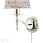Marble Hill Wall Light Polished Nickel With Shade