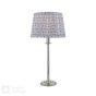 Marble Hill Table Lamp Polished Nickel With Shade